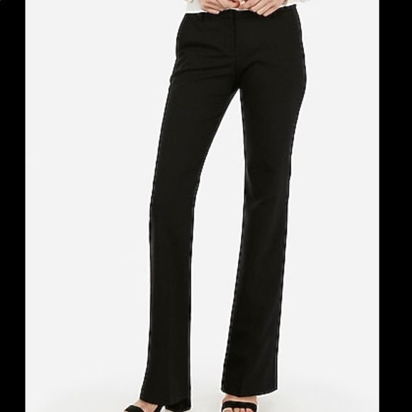 EXPRESS Design Studio Cropped Editor Wide Leg pants Black Size 4 Brand New!